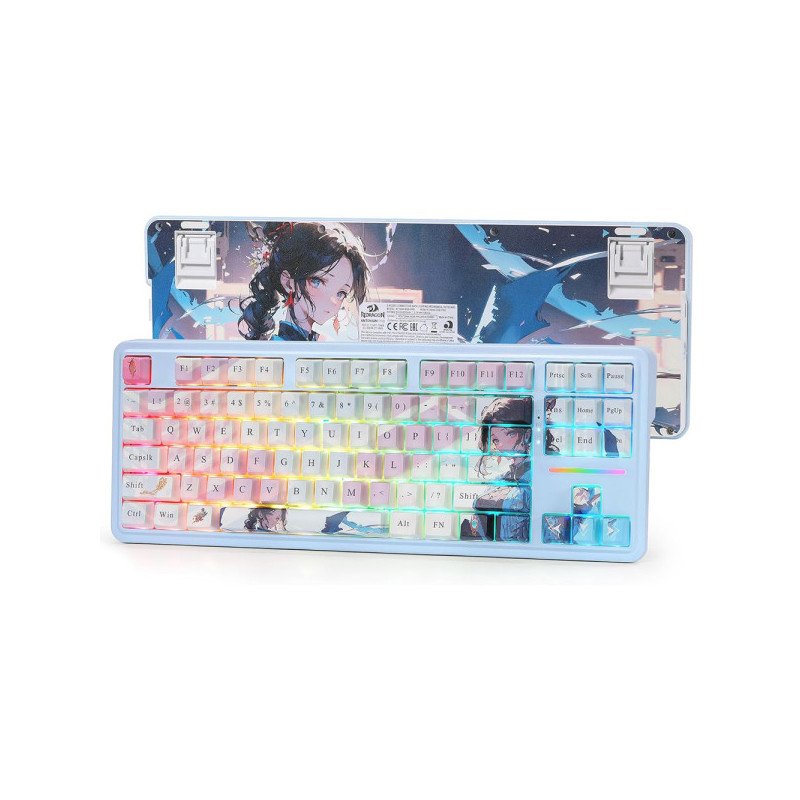 Redragon K728 Antonium Pro Wireless Mechanical Keyboard (Nova Azure)