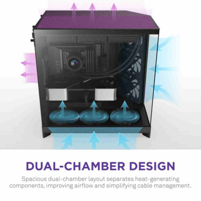NZXT H9 Flow RGB 2025 (Noir)