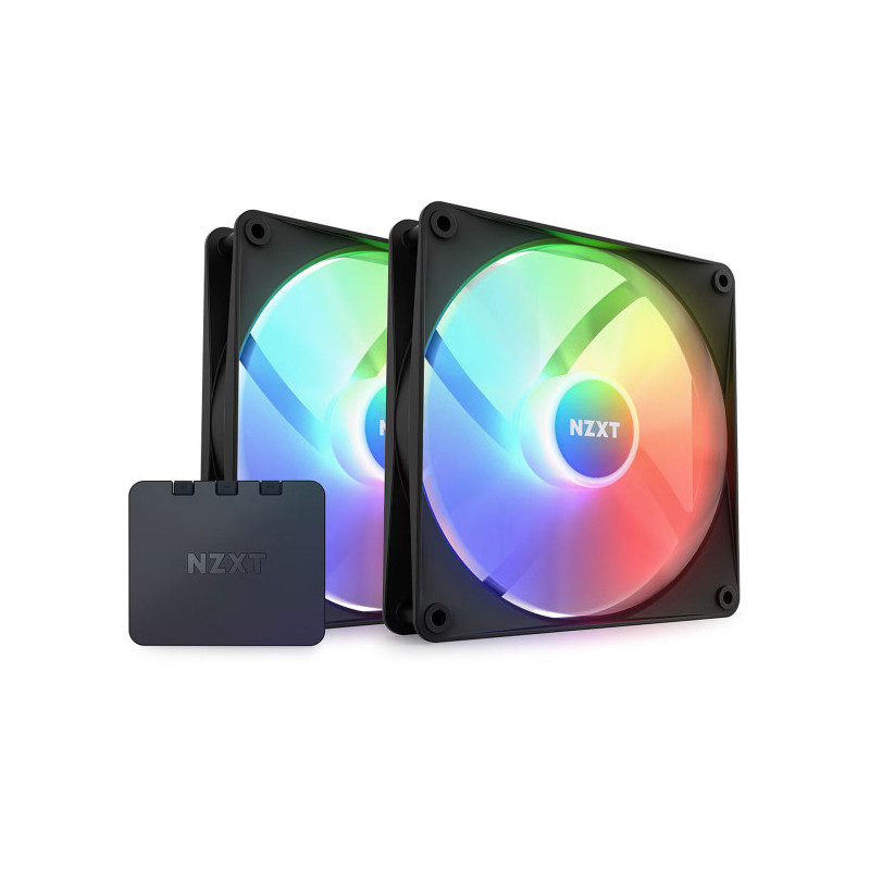 NZXT F140 RGB Core Twin Pack (Black)