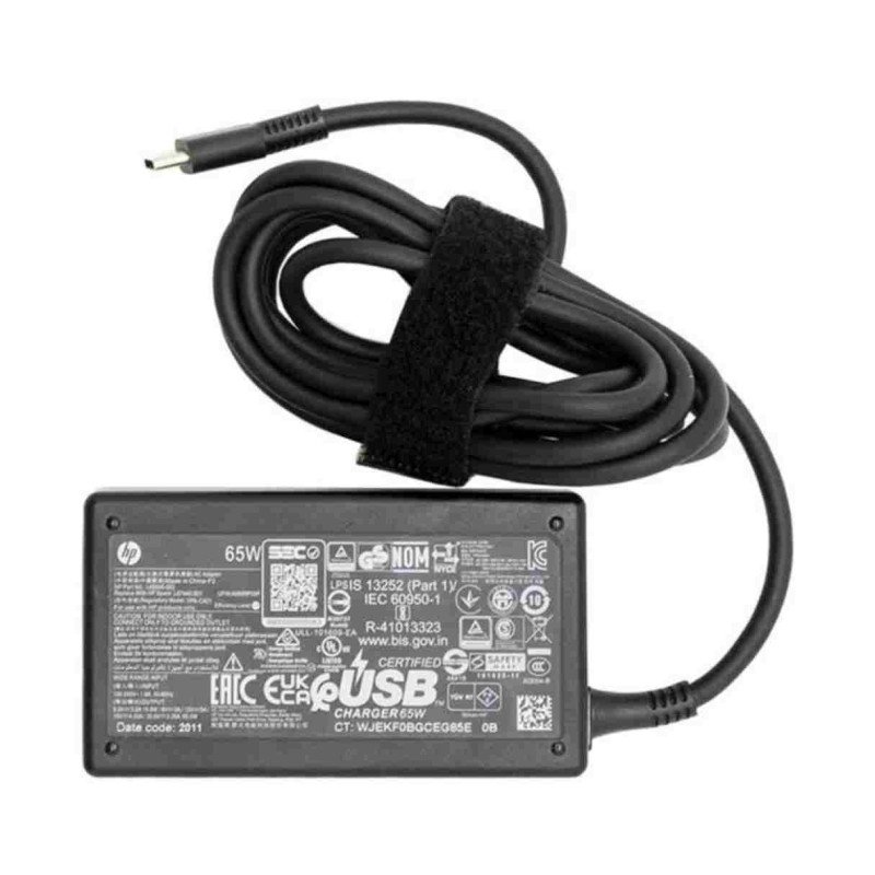 Chargeur Officiel HP 65W USB-C Type C (TPN-CA21)