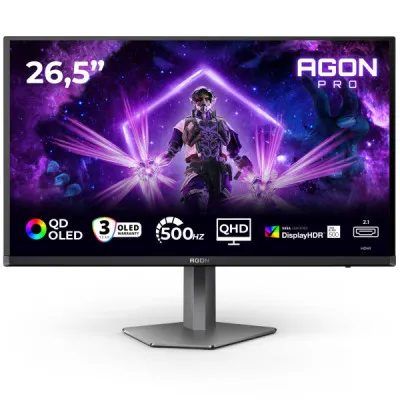 AOC AGON PRO AG276QKD2 26.5" OLED 500Hz 0.03ms 2.5K