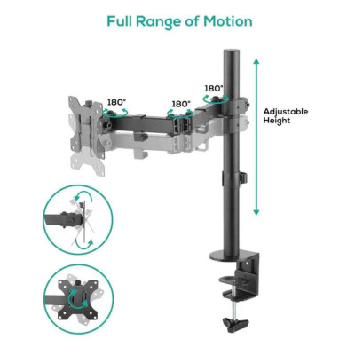 Support Écran PC Z011 13″ à 34″ Réglable 360°