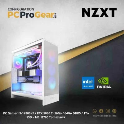 PC Gamer i9-14900KF / RTX 5060 Ti 16Go / 64Go DDR5 / 1To SSD – MSI B760 Tomahawk