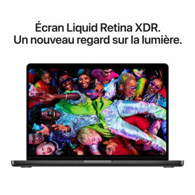 Apple MacBook Pro M5 14" / 16Go RAM / SSD 1To / Liquid Retina XDR 120Hz / Noir Sidéral
