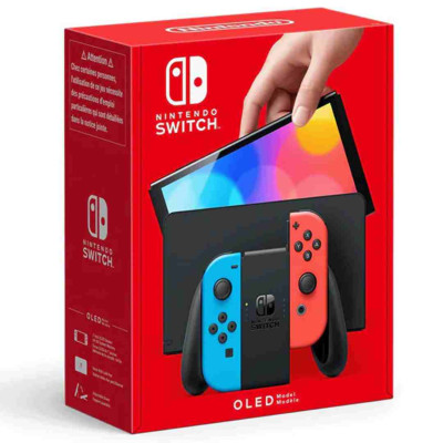 Nintendo Switch Neon Blue + Neon Red Joy-Con - Console Hybride Polyvalente