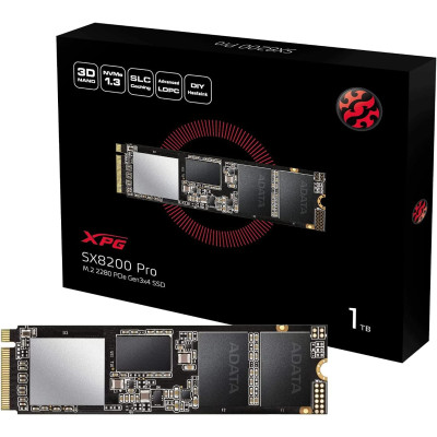 ADATA XPG SX8200 Pro Series NVMe SSD, PCIe 3.0 M.2 Typ 2280-1 TB