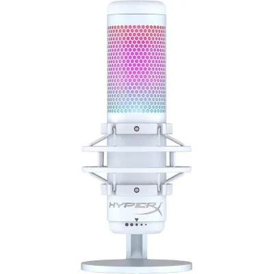 HyperX Quadcast S RGB Blanc