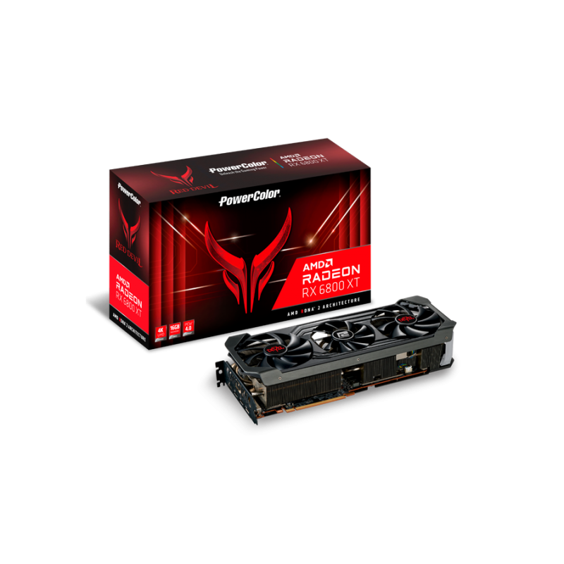 VGA AMD POWERCOLOR RX 6800XT 16GB GDDR6 au Maroc chez