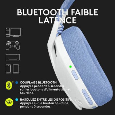 Logitech G435 (blanc)