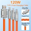Wuucor Mecha Data Cable 120W 3 in 1 Chubby Charging Cable