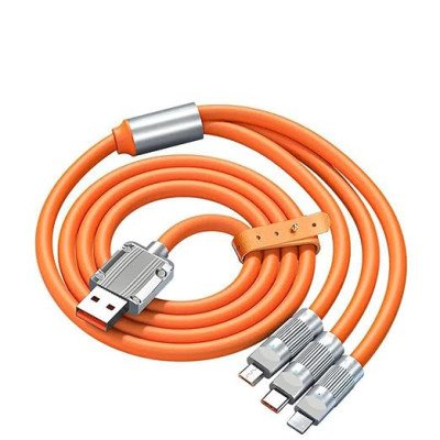 Wuucor Mecha Data Cable 120W 3 in 1 Chubby Charging Cable