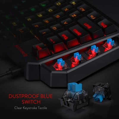 Clavier Gamer Redragon K585 DITI One-Handed RGB