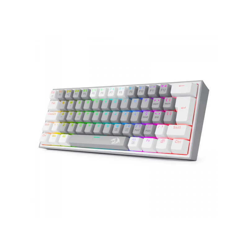 Clavier Mécanique Redragon K617 Fizz 60% RGB - Switch Rouge