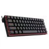 Clavier Mécanique Redragon K617 Fizz 60% RGB - Switch Rouge (Noir)
