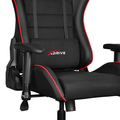 xDrive TORYUM - Chaise Gaming Professionnelle Rouge/Noir