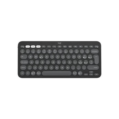 Logitech Pebble Keys 2 K380s Tonal Graphite - Clavier Bluetooth Mince et Écologique