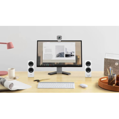 Haut-parleurs Bluetooth Logitech Z207 Blanc Cassé