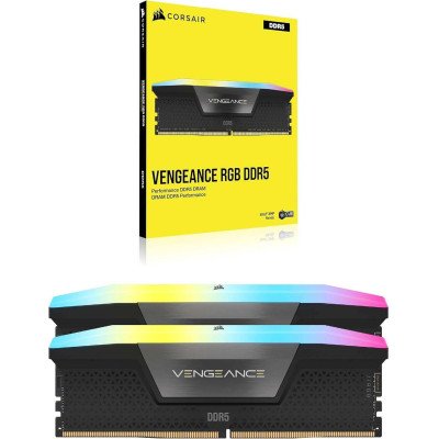 Corsair VENGEANCE RGB DDR5 RAM 32Go (2x16Go) 6400MHz CL32