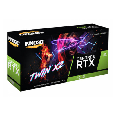 INNO3D GeForce RTX 3060 TWIN X2 12GB - Carte Graphique Ampere