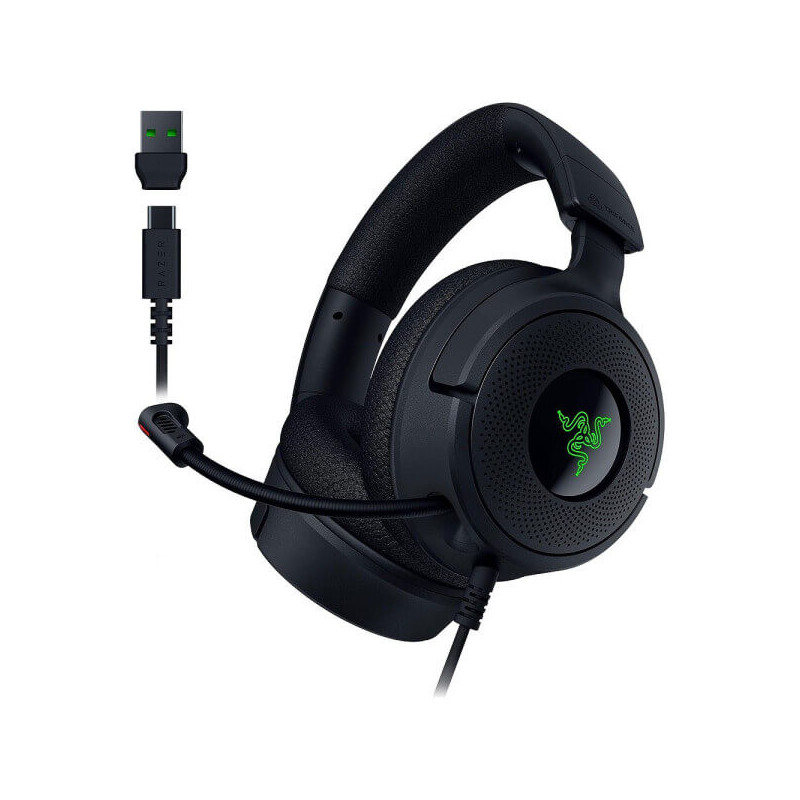 Razer Kraken V4 X - Casque Gamer avec Razer Chroma RGB - 7.1 Surround Sound - USB-C et Type A