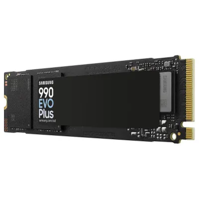 Samsung SSD 990 EVO Plus M.2 PCIe NVMe 2TB - Vitesse Séquentielle 7 250 Mo/s