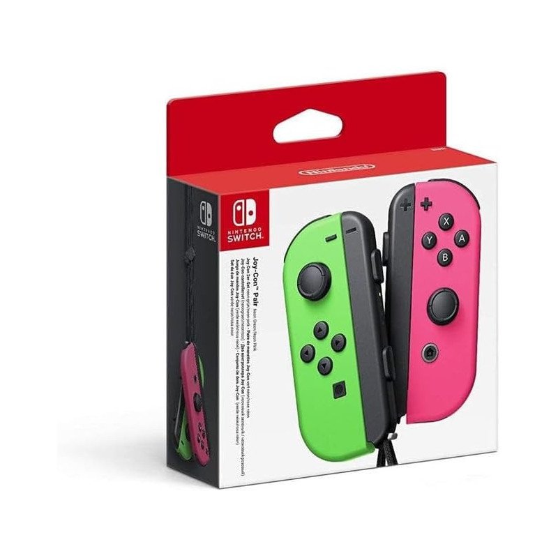 Paire Joy-Con™ Vert/Rose - Bluetooth - Manettes Nintendo Switch