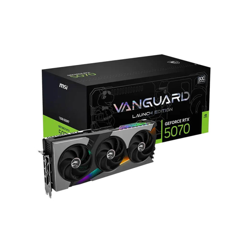 MSI GeForce RTX™ 5070 12G VANGUARD SOC LAUNCH EDITION