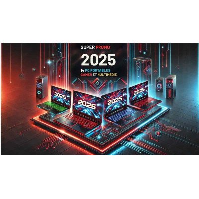 Super Promo 14 PC Portables Gamer et Multimédia - À l'occasion de la Moroccan Robotics Week 2025
