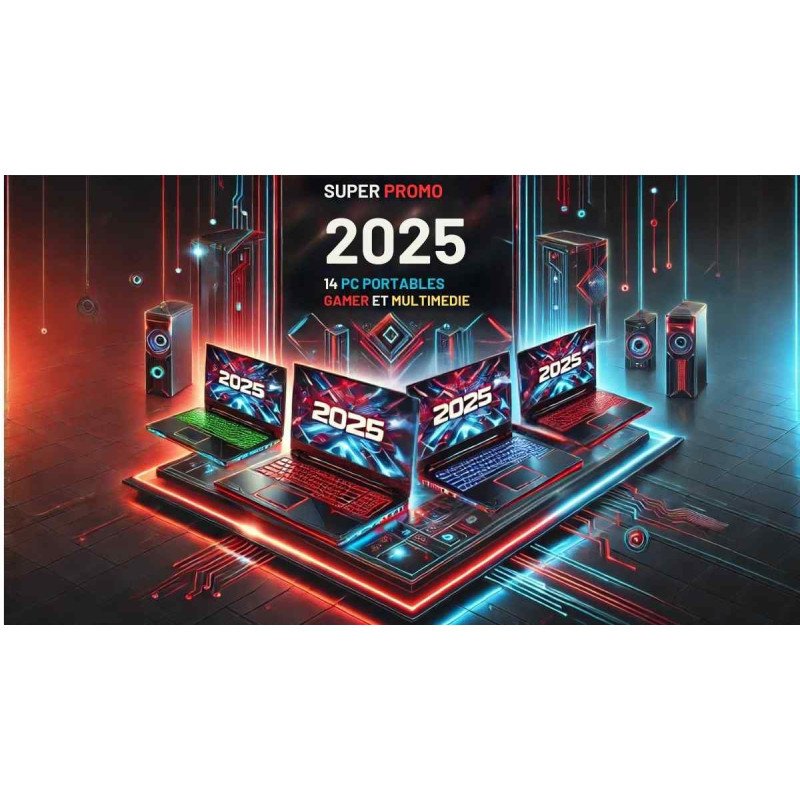 Super Promo 14 PC Portables Gamer et Multimédia - À l'occasion de la Moroccan Robotics Week 2025