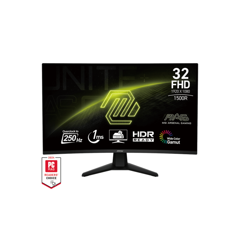 MSI MAG 32C6X 32" 250Hz Curved - Les Meilleurs Moniteurs VA