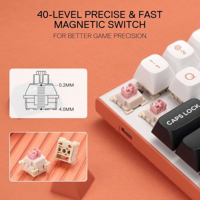 Redragon K683 60% 8K Magnetic Hall Effect Rapid Trigger Gaming Keyboard