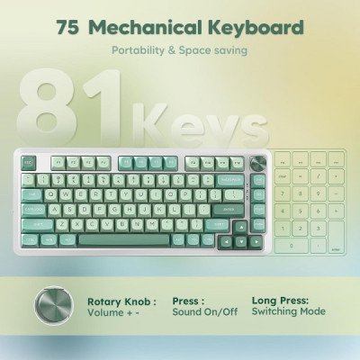 Redragon Cyrus Pro K681MG Wireless - Clavier Mécanique 75%