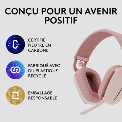 Logitech Zone Vibe 100 Rose