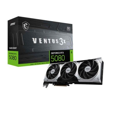 MSI GeForce RTX 5080 16G VENTUS 3X OC PLUS (Sans emballage)