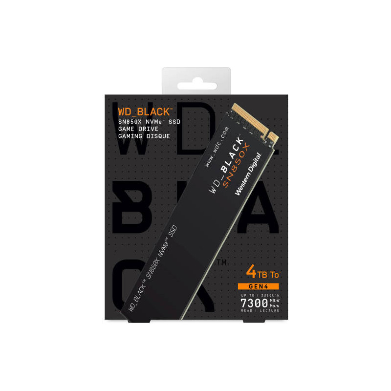 Western Digital SSD WD Black SN850X 4TB