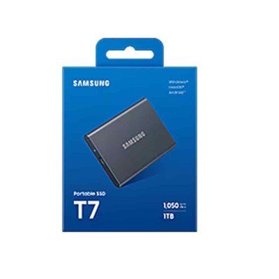 Samsung SSD Externe Portable T7 USB 3.2 4 To (Gris)