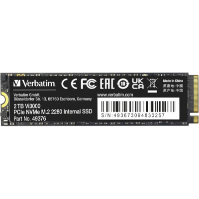 Verbatim Vi3000 2TB M.2 PCIe Gen3x4