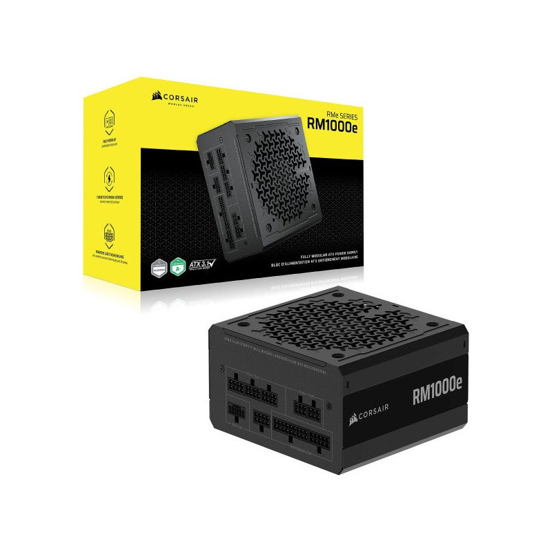 Bloc d'alimentation Corsair RM1000e 1000W - Puissance ultime pour PC Gamer haut de gamme