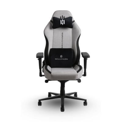 Skillchairs SC3 Kunio – Chaise gamer en tissu respirant, format large pour plus de confort.