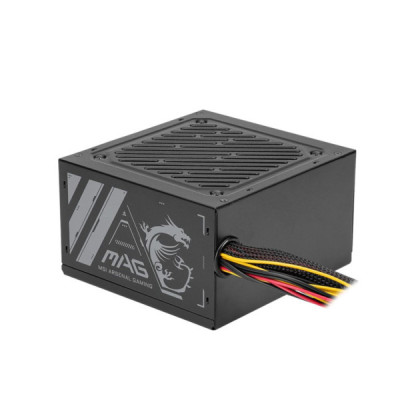 MSI MAG A500N-H 500W - Alimentation fiable et protégée pour PC Gamer et Bureautique - Disponible chez Progear Gaming Maroc.