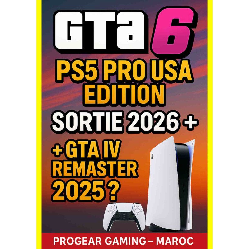 GTA 6 sur PS5 Pro – Date de Sortie 2026 et GTA IV Remaster 2025 ? | USA Edition