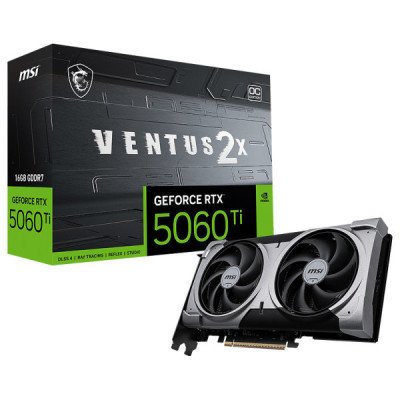 MSI GeForce RTX 5060 Ti VENTUS 2X OC PLUS 16GB GDDR7