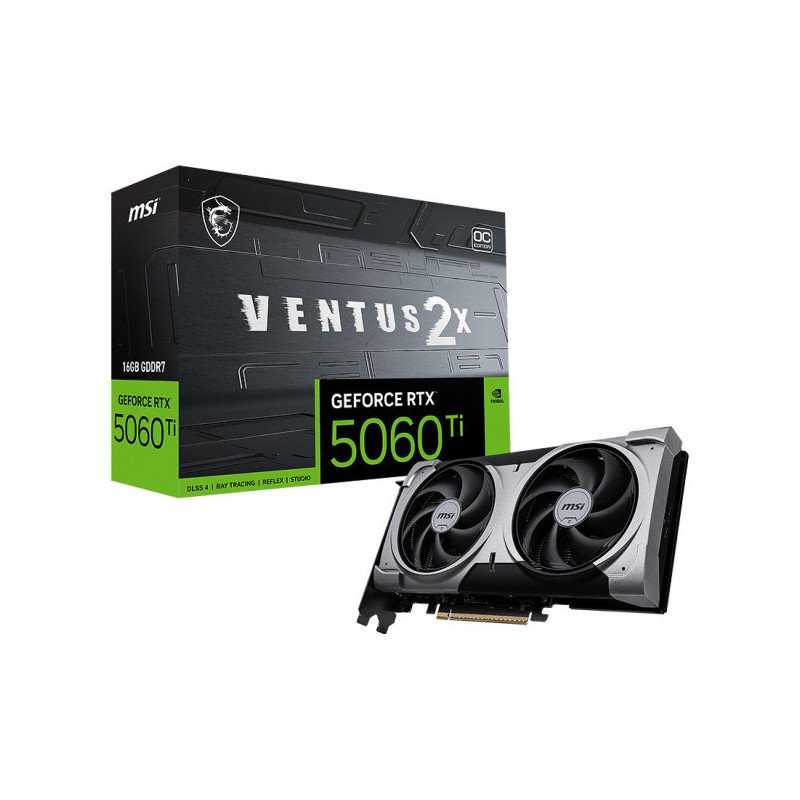 MSI GeForce RTX 5060 Ti VENTUS 2X OC PLUS 16GB GDDR7