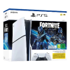 Console PS5 Slim avec bundle Fortnite Cobalt Star, manette DualSense et code bonus
