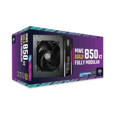 Tecnoware Alimentation PC Modulaire 850W – 80 Plus Gold – Ventilateur Silencieux 14 Cm – Câbles Plats Noirs – Conforme ATX