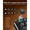 Redragon K708 Pro LCD Wireless Mechanical Keyboard (Gradient Gray)