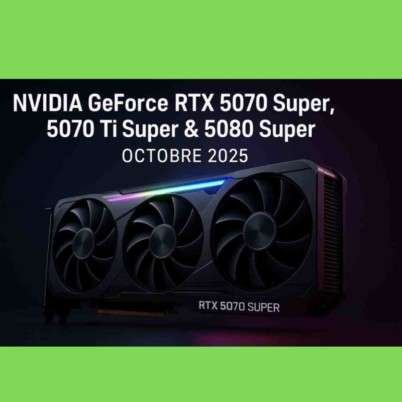 RTX 5070 Super, 5070 Ti Super et RTX 5080 Super : rumeurs d’un lancement en octobre 2025