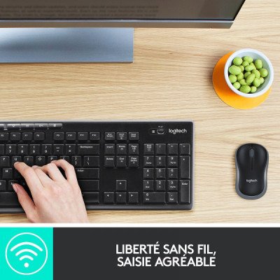 Logitech Desktop MK270 Sans Fil (QWERTY)
